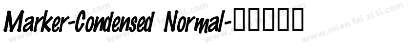 Marker-Condensed Normal字体转换